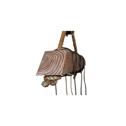 6 Light 44" Wide Taper Candle Linear Pendant