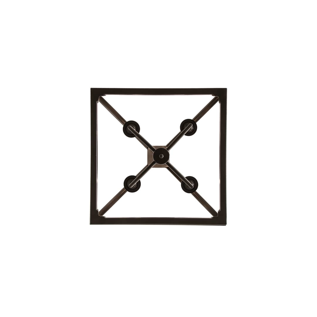 4 Light 34" Wide Taper Candle Pendant