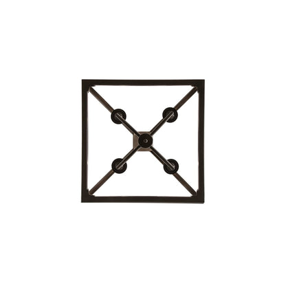 4 Light 34" Wide Taper Candle Pendant