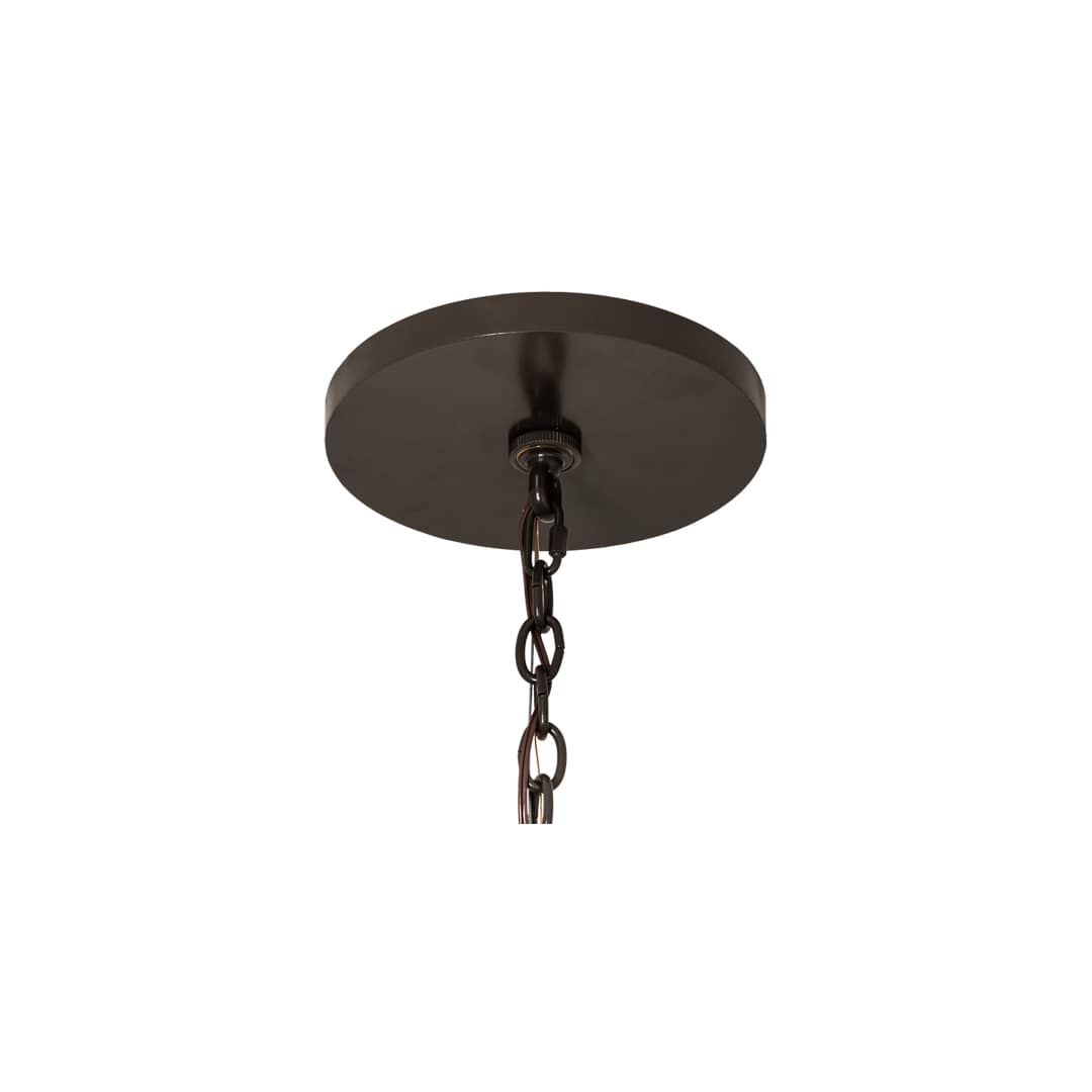 4 Light 34" Wide Taper Candle Pendant