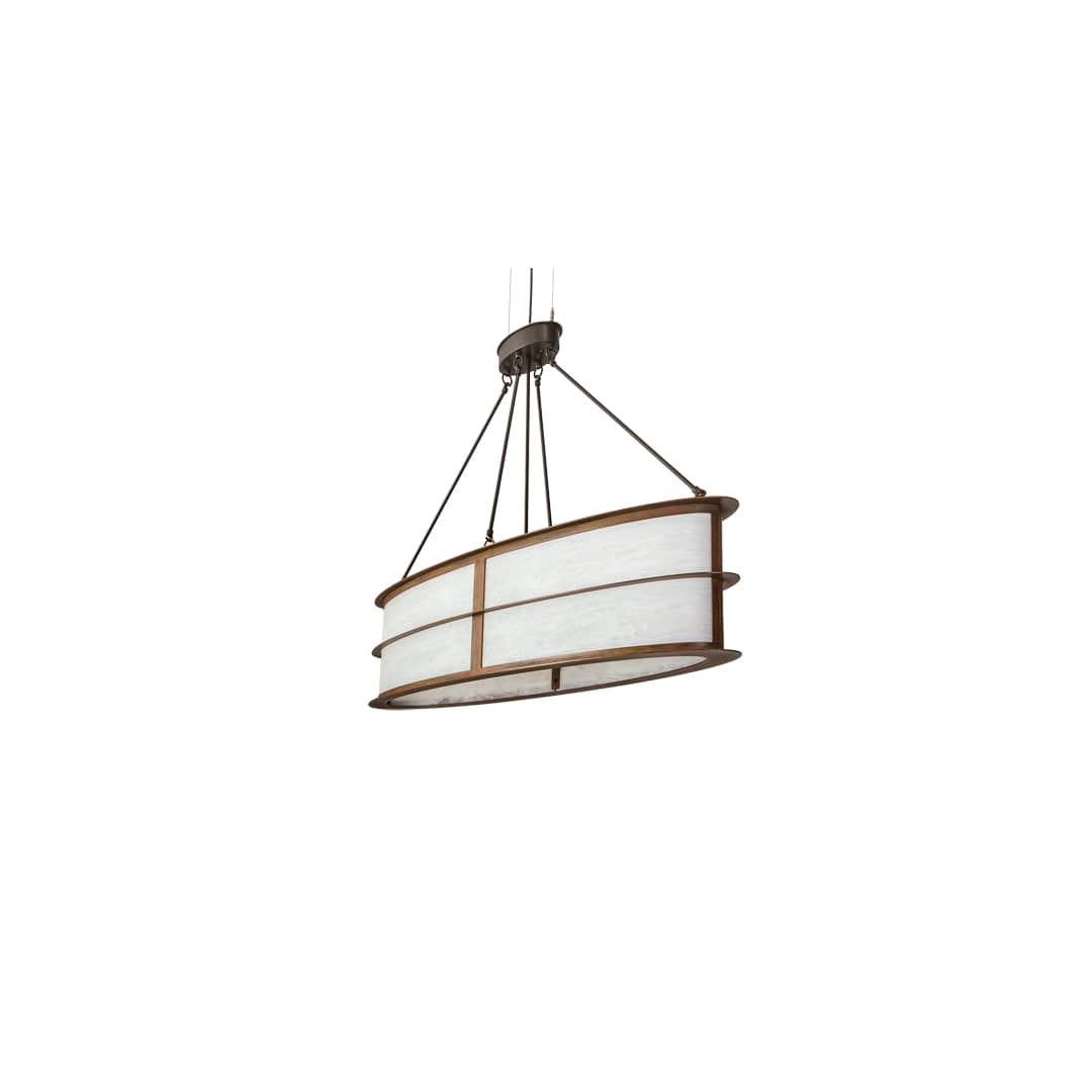 6 Light 48" Wide Linear Pendant