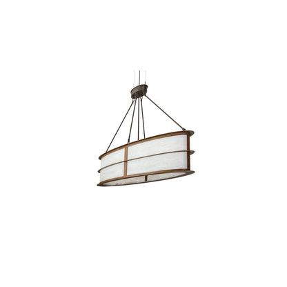 6 Light 48" Wide Linear Pendant