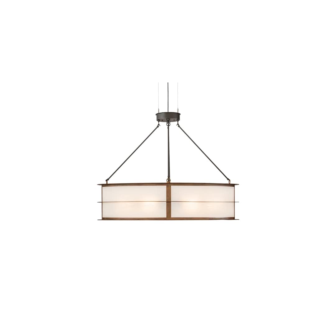 6 Light 48" Wide Linear Pendant