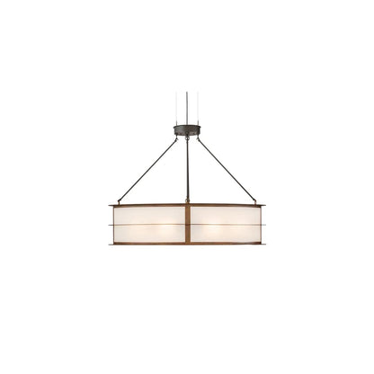 6 Light 48" Wide Linear Pendant