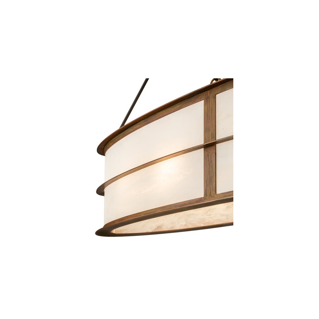 6 Light 48" Wide Linear Pendant