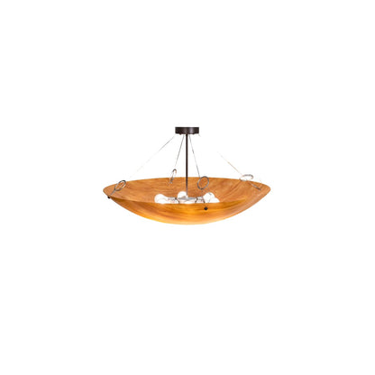 6 Light 36" Wide Pendant