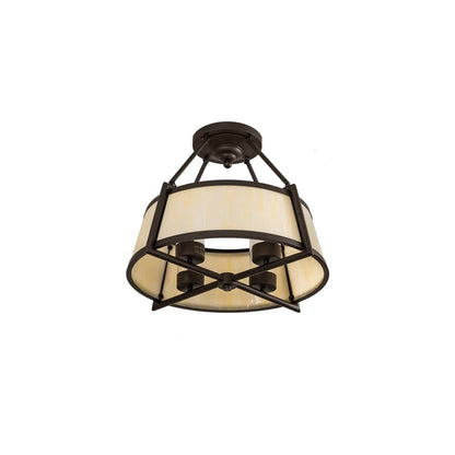Cilindro Lucy 4 Light 24" Wide Semi-Flush Ceiling Fixture
