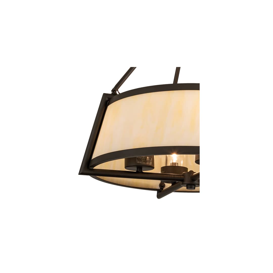 Cilindro Lucy 4 Light 24" Wide Semi-Flush Ceiling Fixture