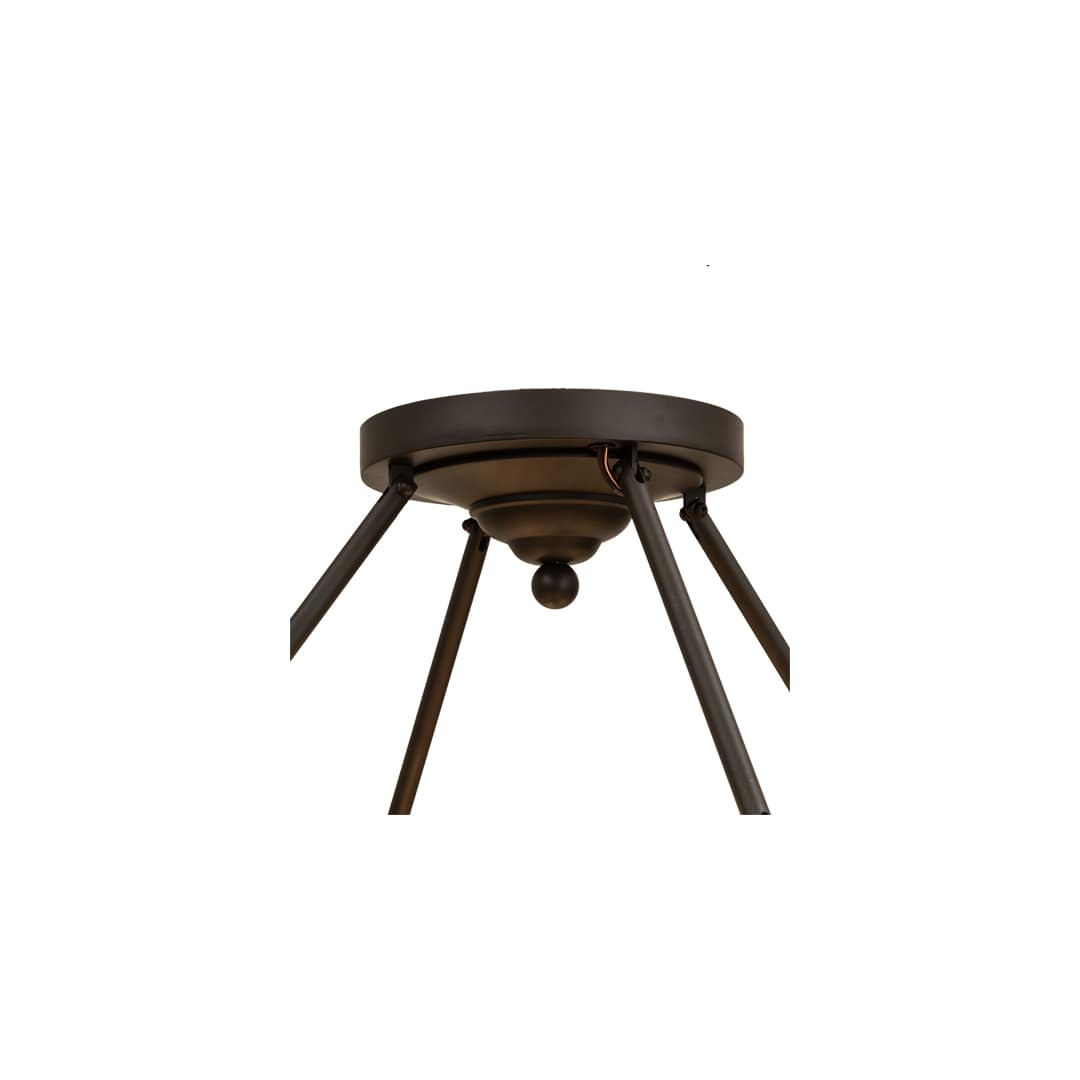 Cilindro Lucy 4 Light 24" Wide Semi-Flush Ceiling Fixture