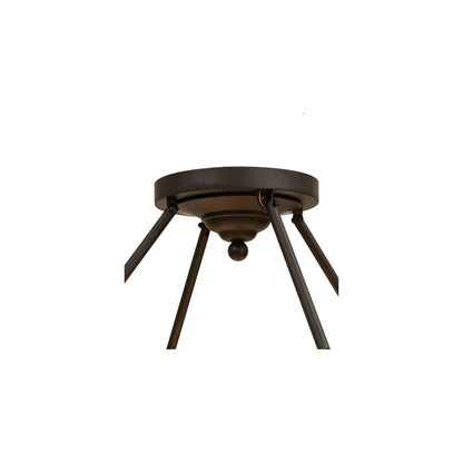 Cilindro Lucy 4 Light 24" Wide Semi-Flush Ceiling Fixture