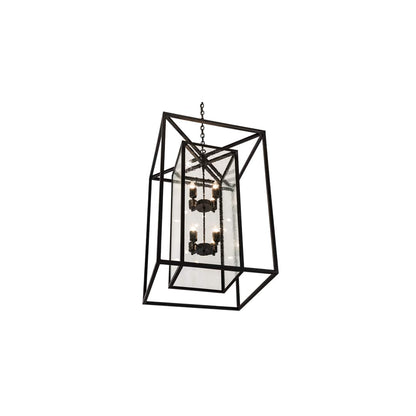 8 Light 35" Wide Taper Candle Pendant