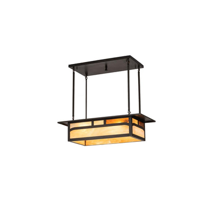 4 Light 34" Wide Linear Pendant