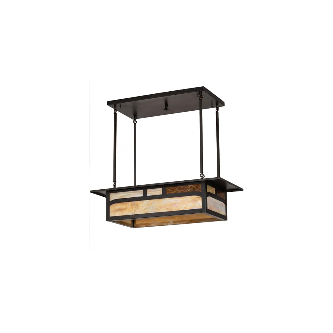 4 Light 34" Wide Linear Pendant