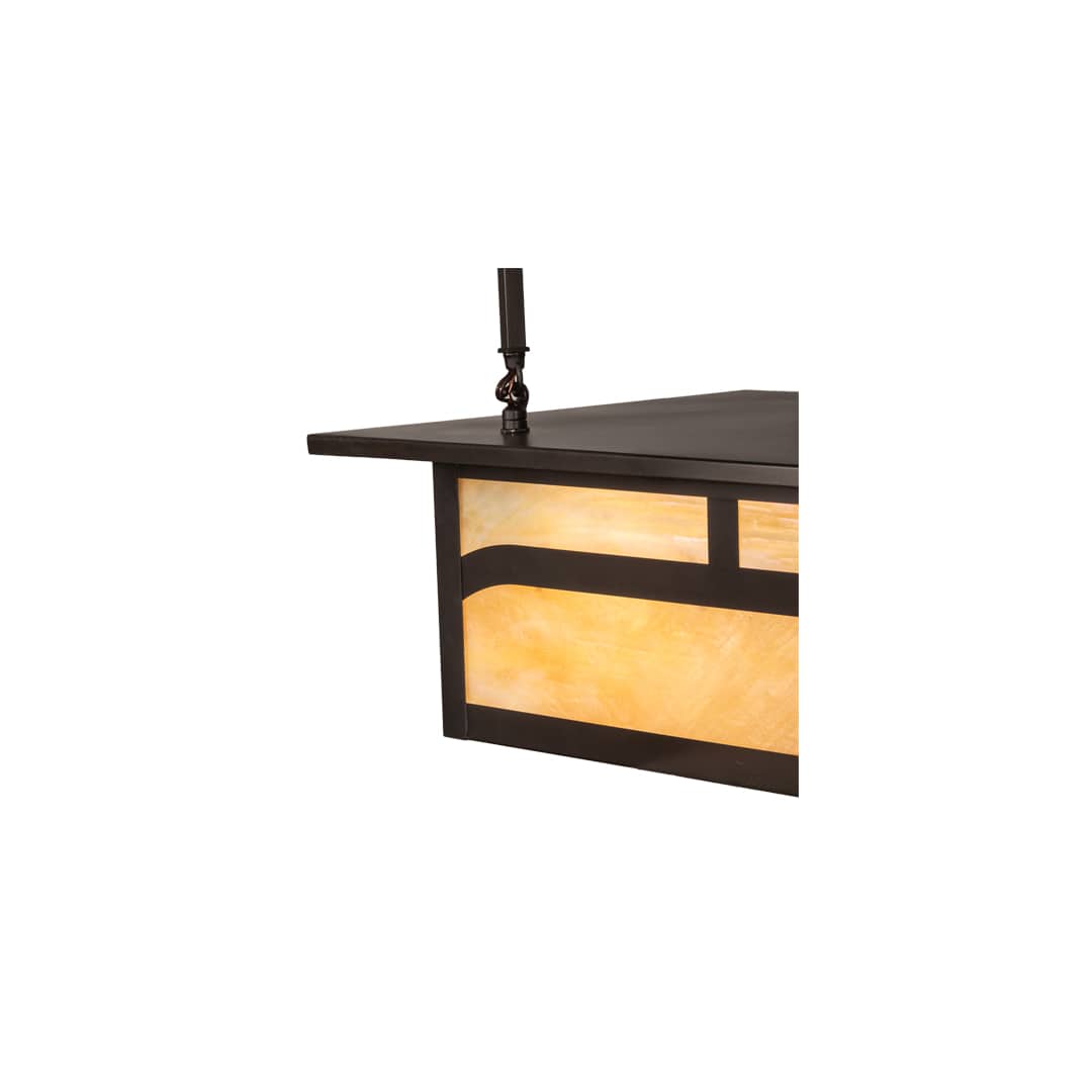 4 Light 34" Wide Linear Pendant