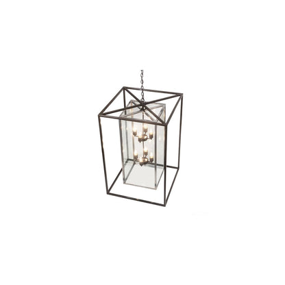 8 Light 40" Wide Taper Candle Pendant