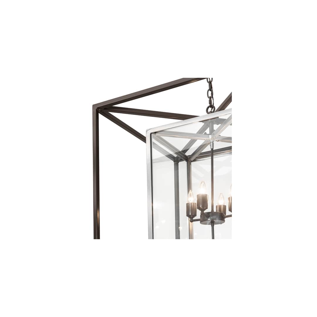 8 Light 40" Wide Taper Candle Pendant