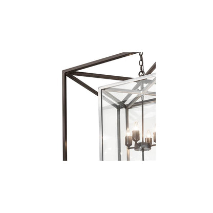 8 Light 40" Wide Taper Candle Pendant