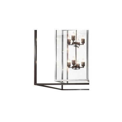 8 Light 40" Wide Taper Candle Pendant