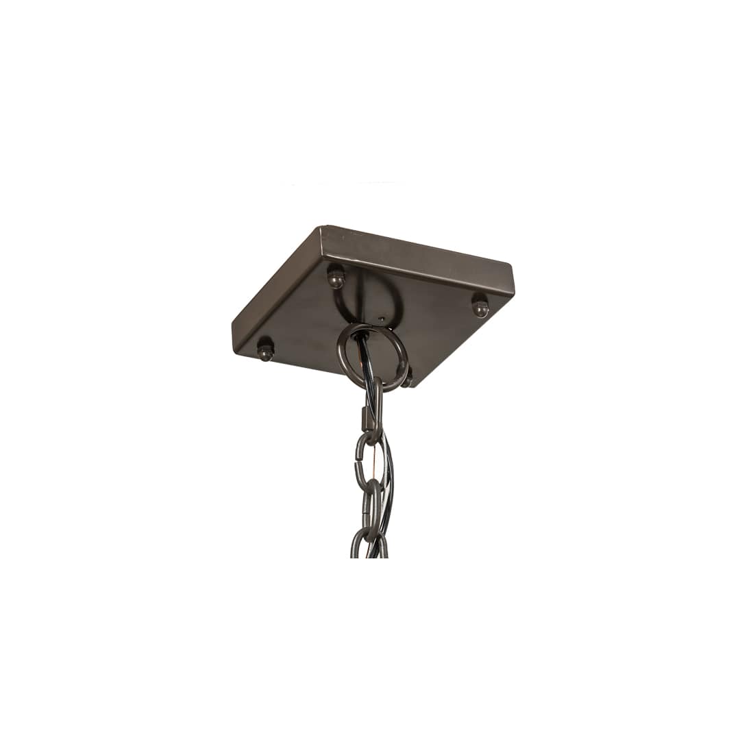 8 Light 40" Wide Taper Candle Pendant