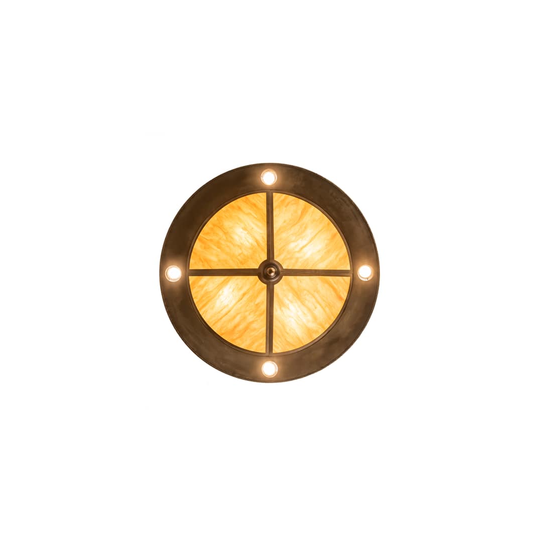 4 Light 30" Wide Abstract Pendant