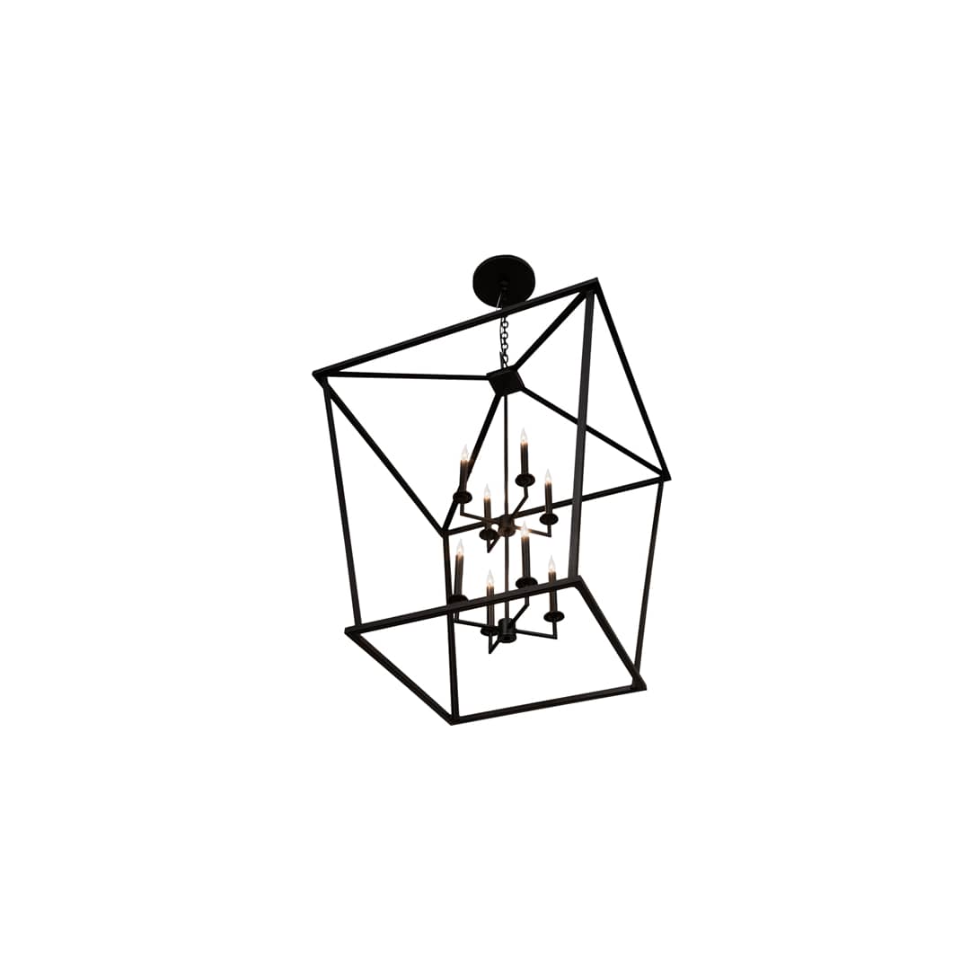 8 Light 51" Wide Taper Candle Pendant