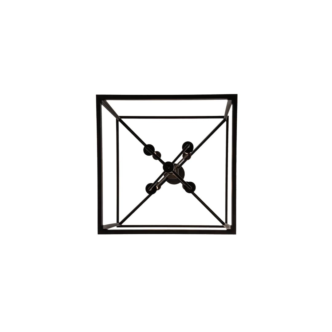 8 Light 51" Wide Taper Candle Pendant