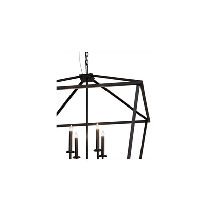 8 Light 51" Wide Taper Candle Pendant