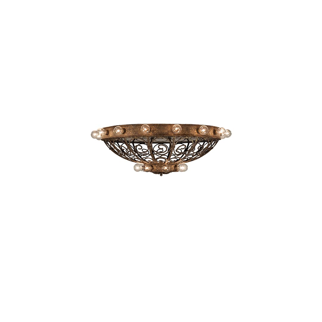 Osteria 24 Light 46" Wide Flush Mount Bowl Ceiling Fixture