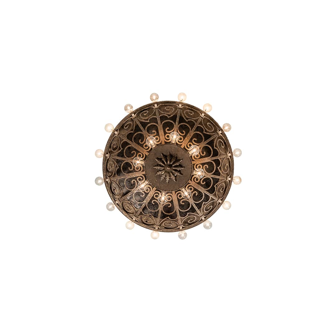 Osteria 24 Light 46" Wide Flush Mount Bowl Ceiling Fixture