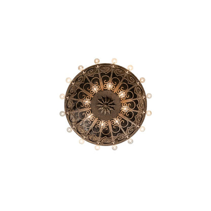 Osteria 24 Light 46" Wide Flush Mount Bowl Ceiling Fixture