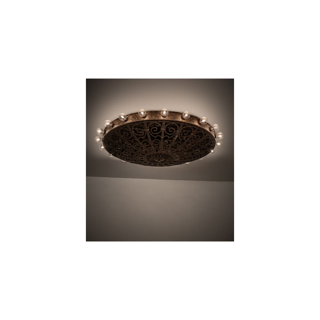 Osteria 20 Light 52" Wide Flush Mount Bowl Ceiling Fixture