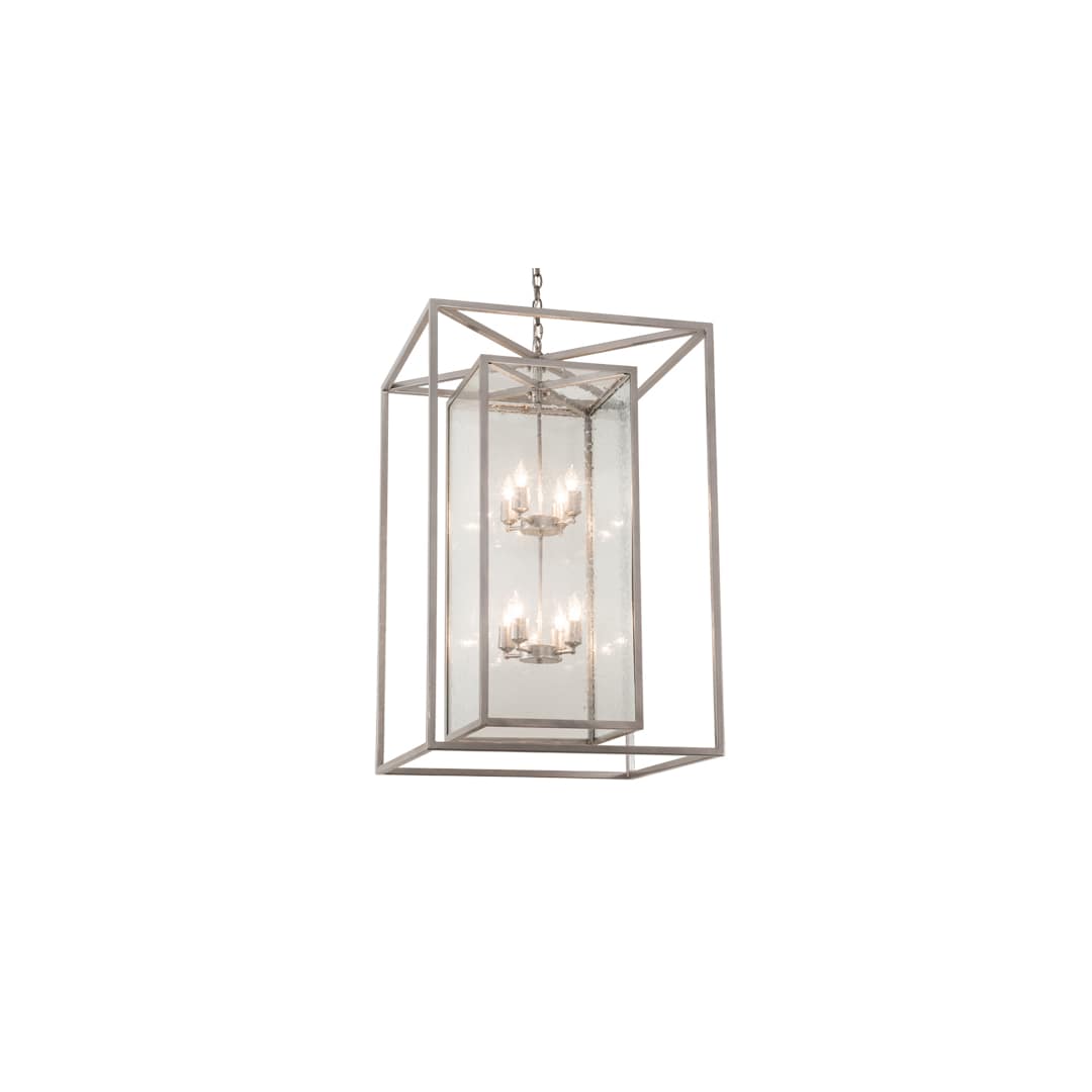 8 Light 40" Wide Taper Candle Pendant