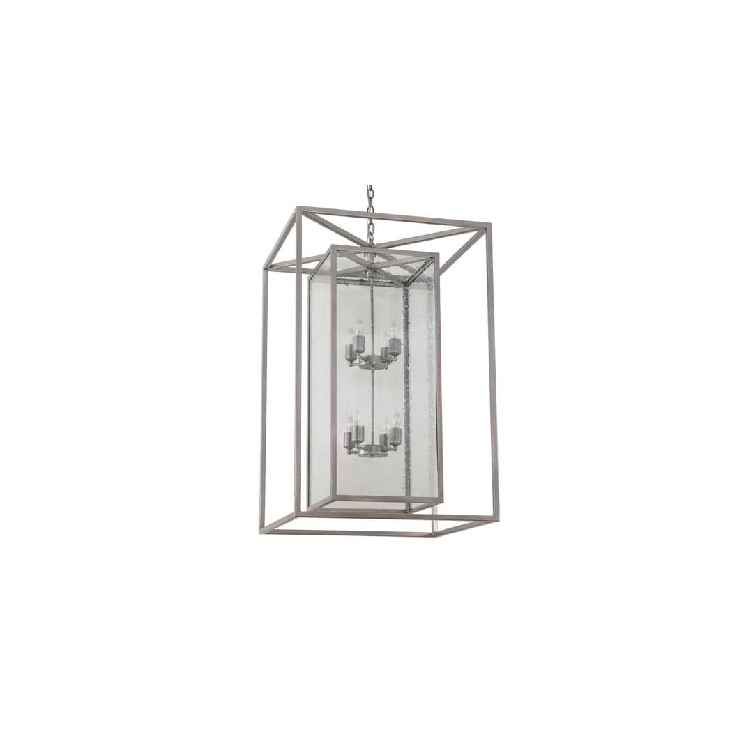 8 Light 40" Wide Taper Candle Pendant