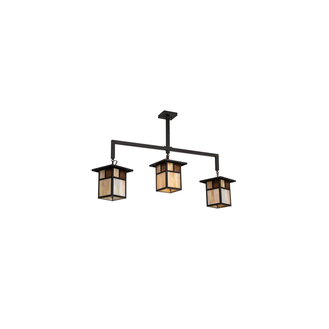 3 Light 47" Wide Linear Pendant