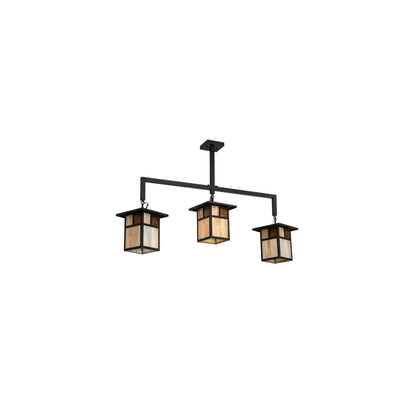3 Light 47" Wide Linear Pendant