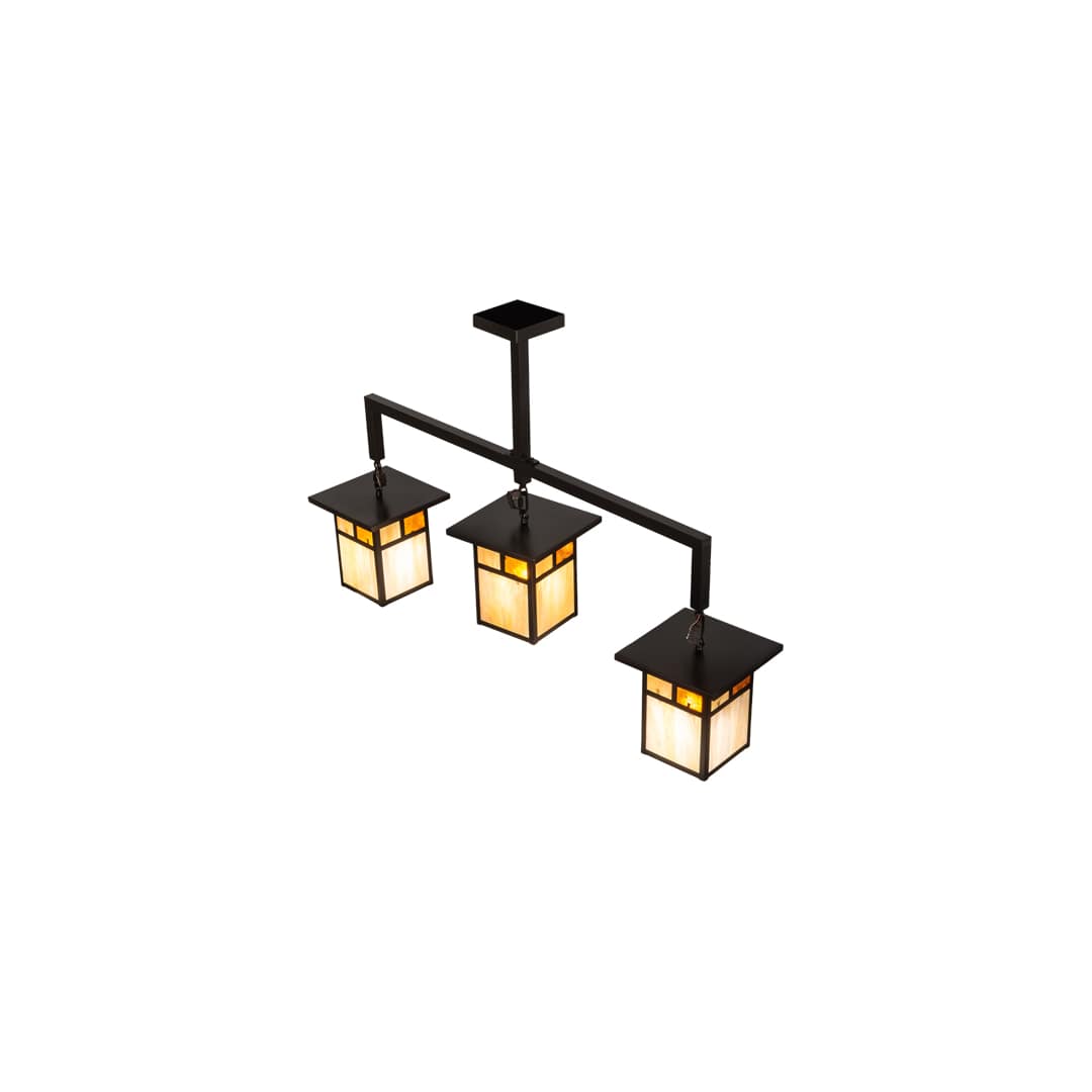 3 Light 47" Wide Linear Pendant