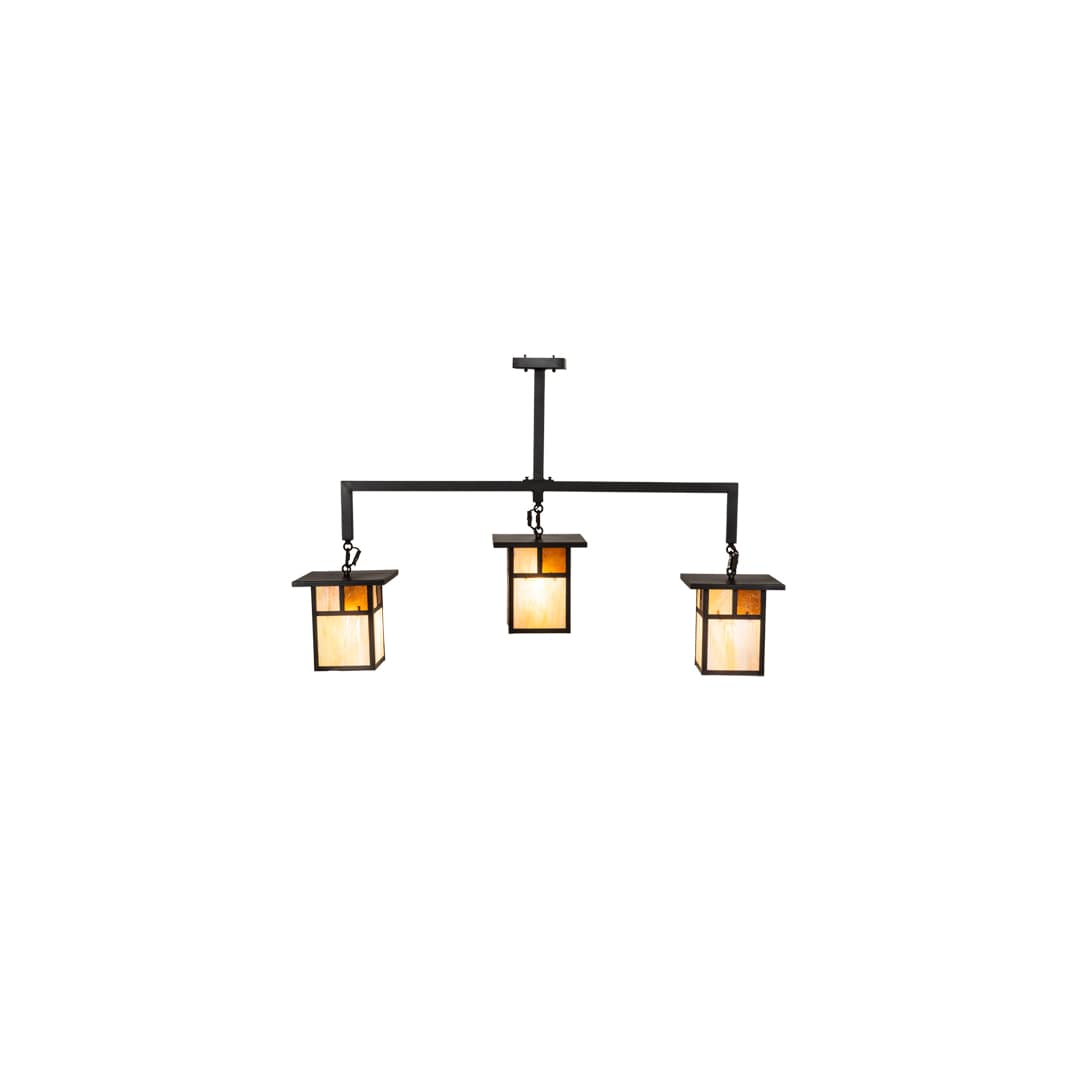 3 Light 47" Wide Linear Pendant