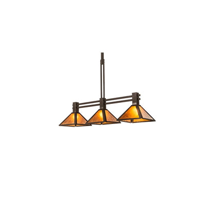 3 Light 45" Wide Linear Pendant