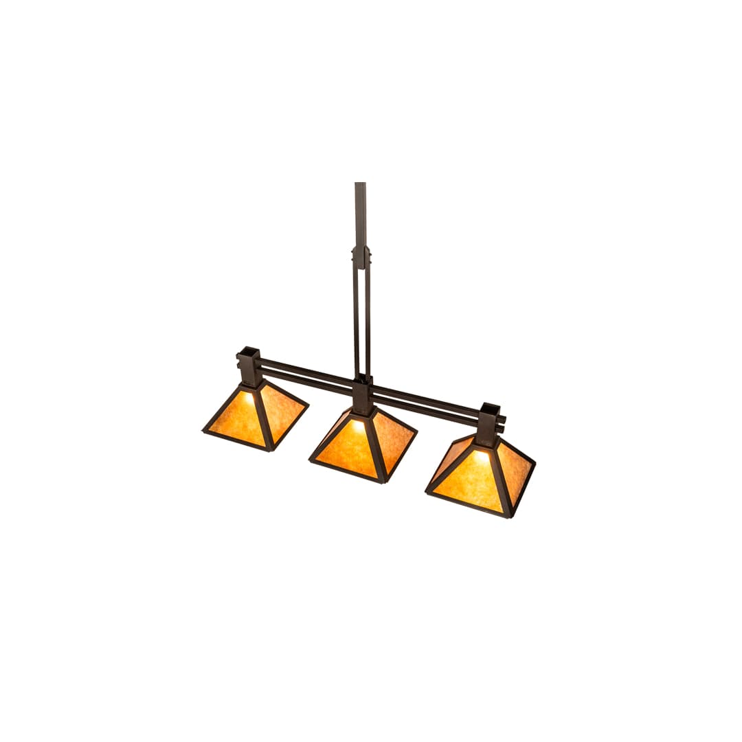 3 Light 45" Wide Linear Pendant