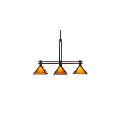 3 Light 45" Wide Linear Pendant
