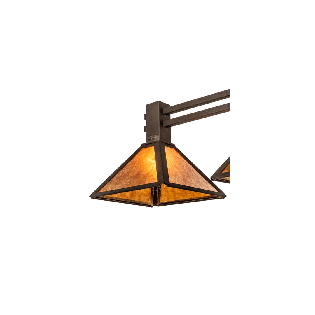 3 Light 45" Wide Linear Pendant