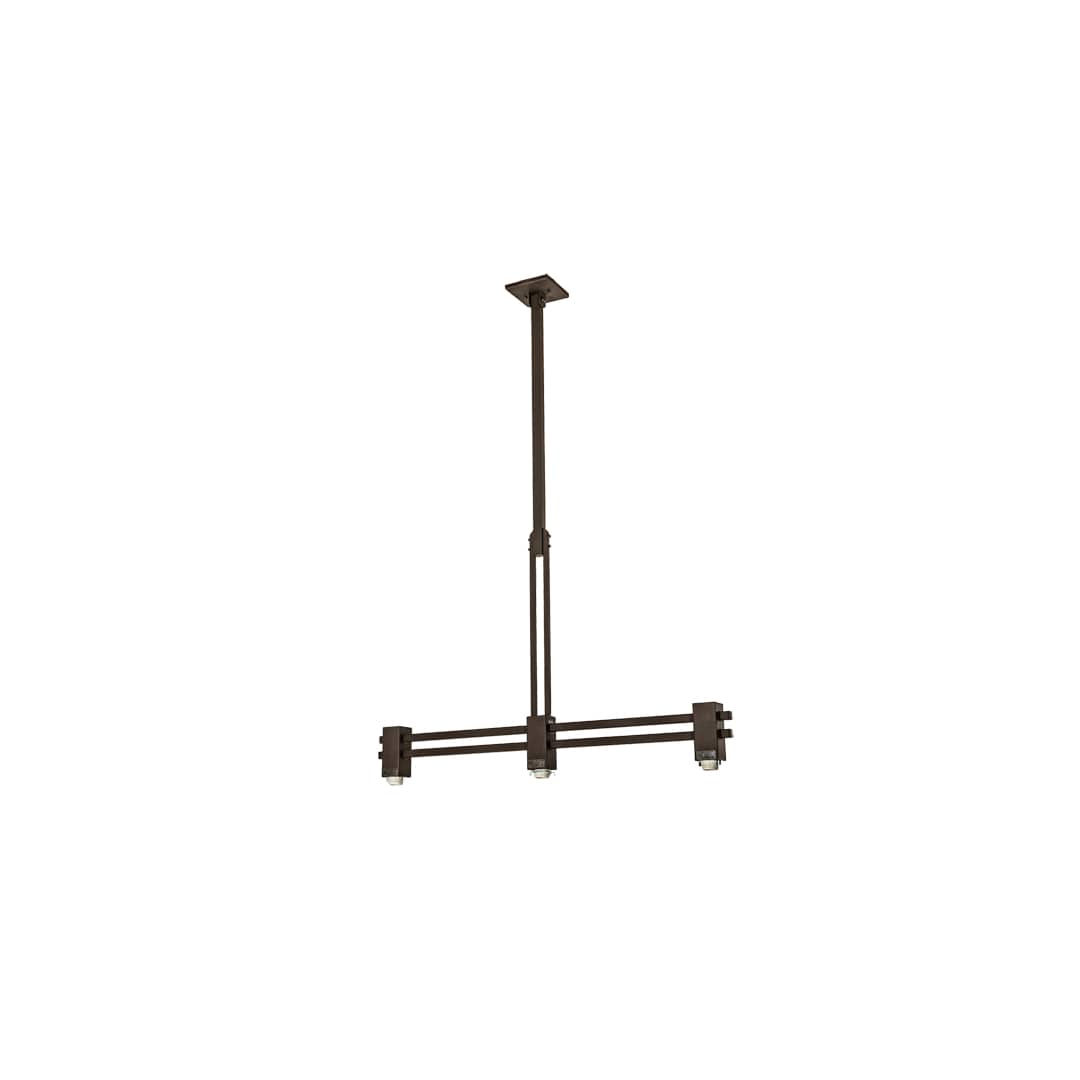 3 Light 45" Wide Linear Pendant