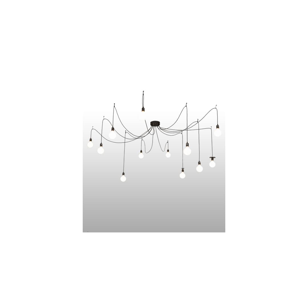 12 Light 120" Wide Suspension Multi Light Pendant