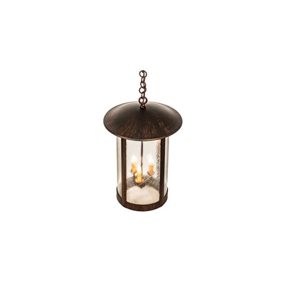 3 Light 14" Wide Taper Candle Pendant