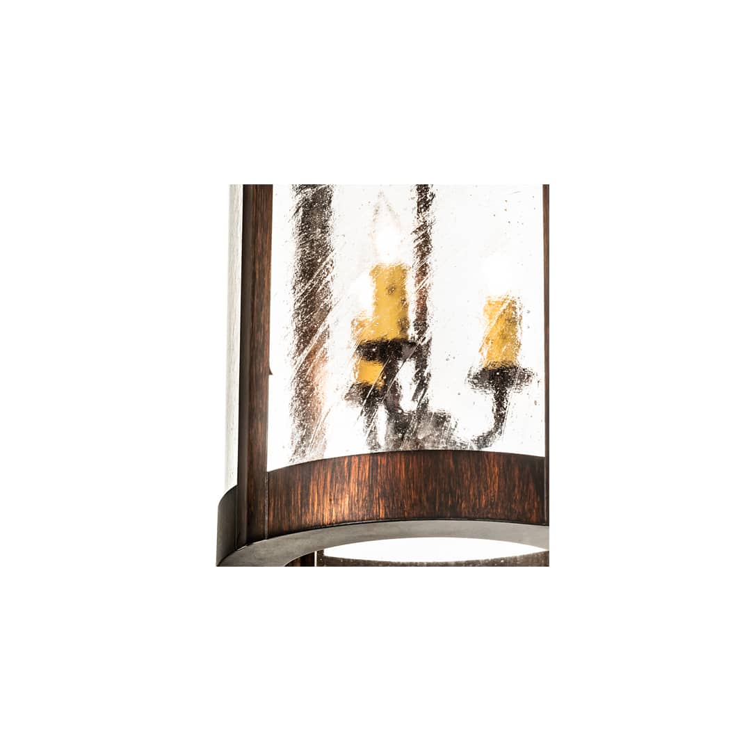 3 Light 14" Wide Taper Candle Pendant