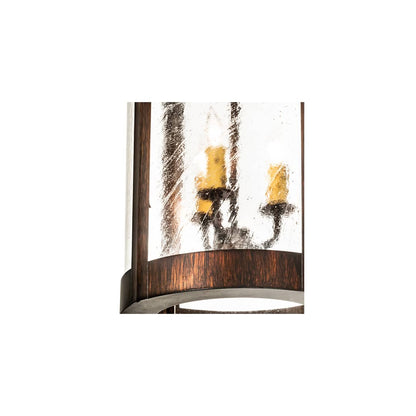 3 Light 14" Wide Taper Candle Pendant