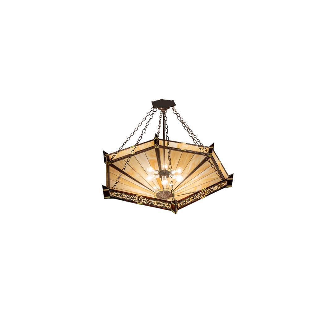 6 Light 49" Wide Pendant