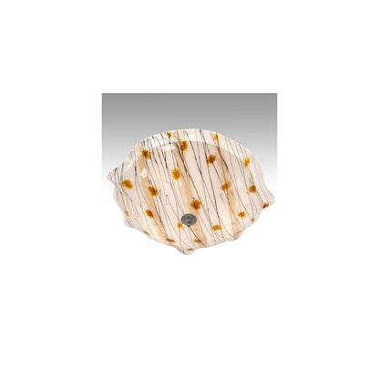 Metro Fusion 3 Light 24" Wide Semi-Flush Bowl Ceiling Fixture - Nickel Finish