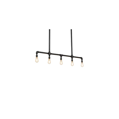 5 Light 48" Wide Linear Pendant