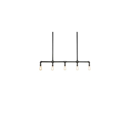 5 Light 48" Wide Linear Pendant
